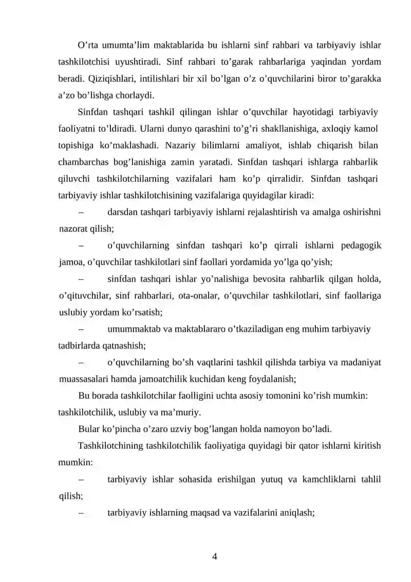 AMALIY MASHG’ULOT MAVZULARI ISHLANMALARI 4