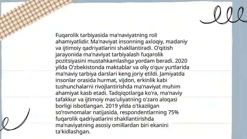 Umumiy pedagogikada fuqarolik tarbiyasi 4