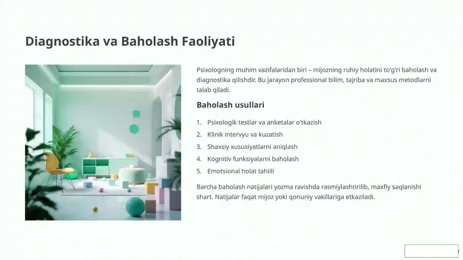 Psixologning Asosiy Burch va Majburiyatlari 4