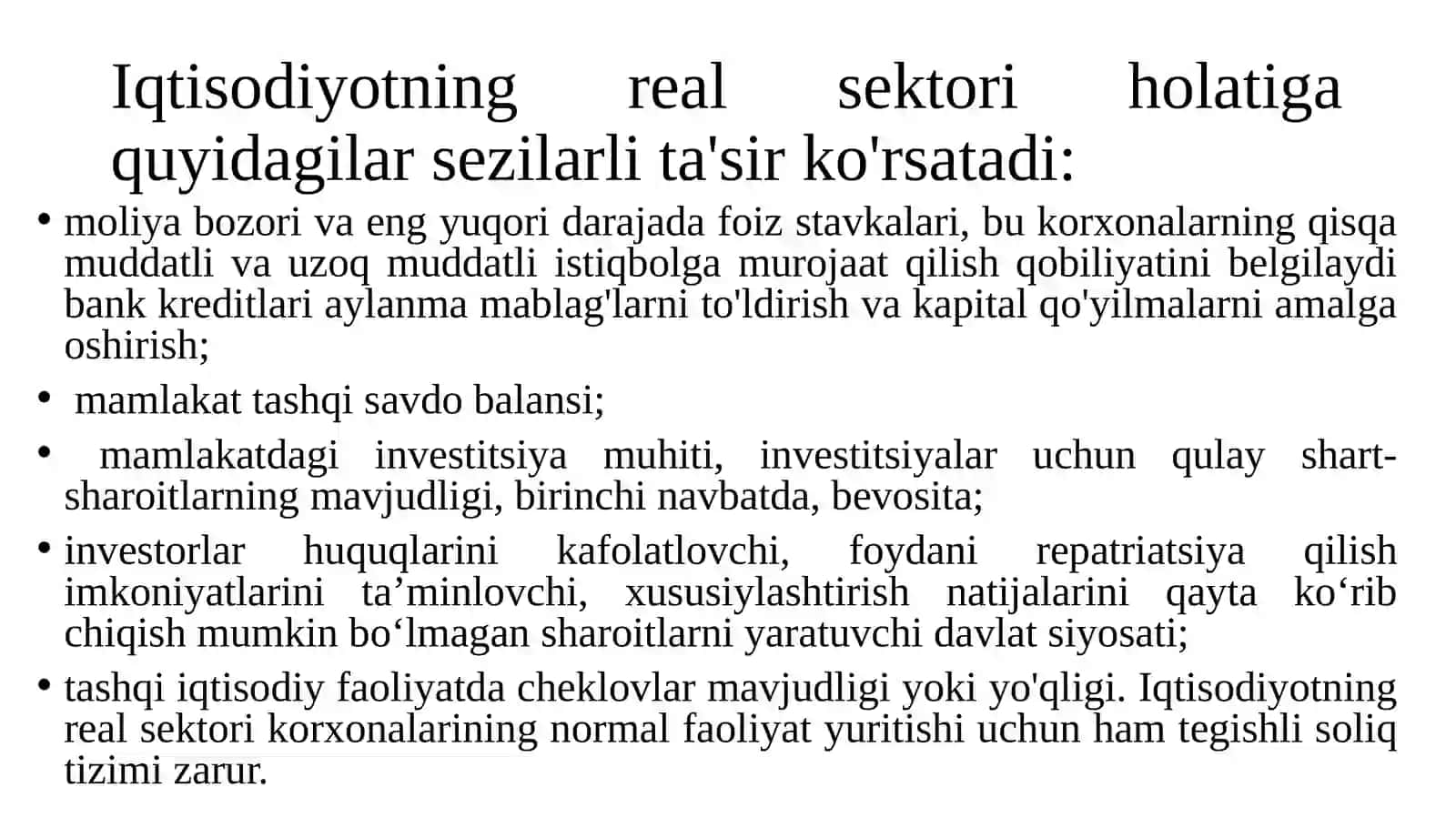 Dinamik makroiqtisodiy tahlil 4