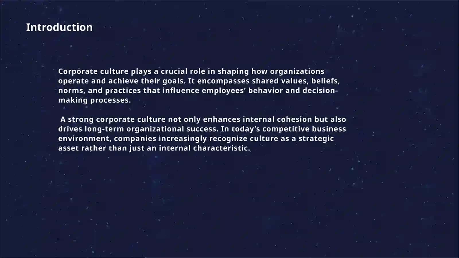 THE ROLE OF CORPORATE CULTURE IN ORGANIZATIONAL SUCCESS 4