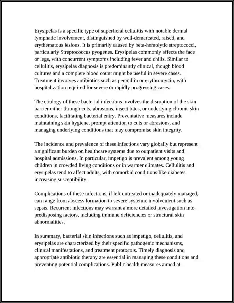 Skin Infections Study 4