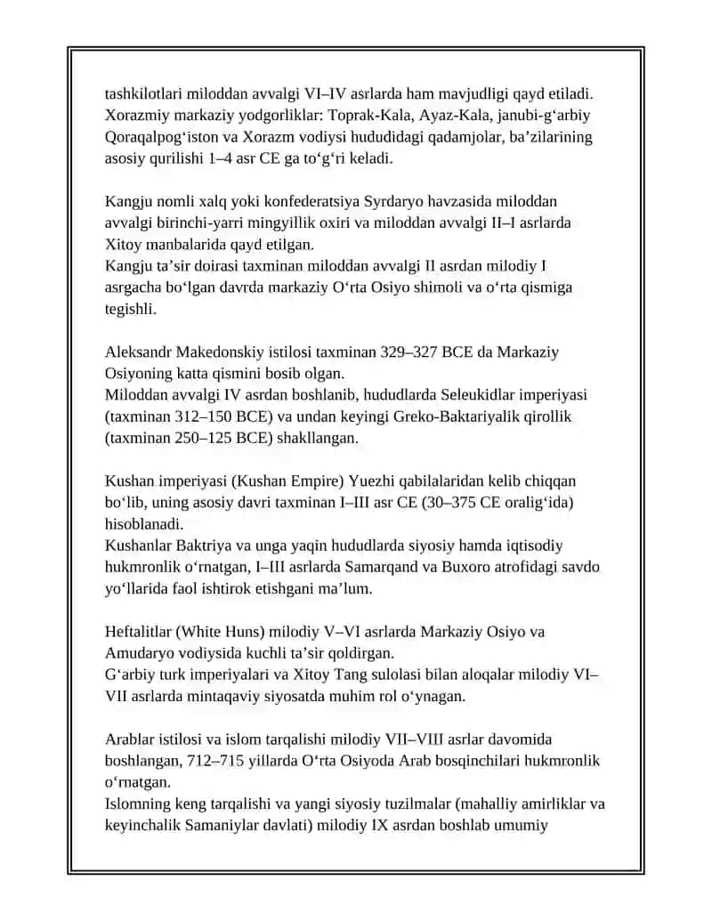 O'ZBEKISTON HUDUDIDA QADIMGI DAVLAT VA HUQUQ 4