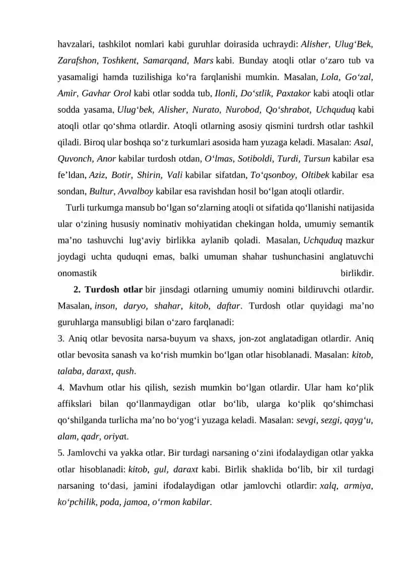 YORDAMCHI SO’Z TURKUMLARI 4