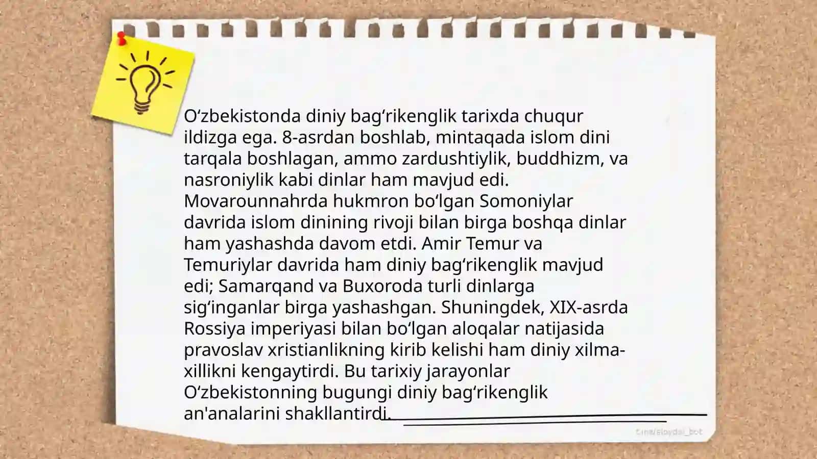 O'zbekistonda konfessiyalararo diniy bag’rikenglik 4