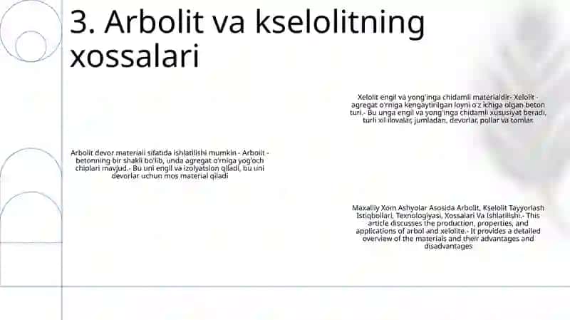 Arbolitning istiqbollari 4