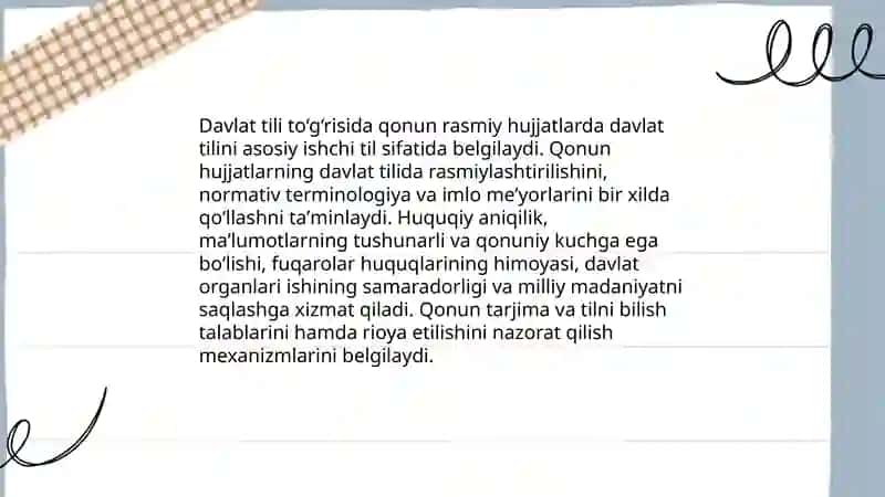 Davlat Tilini Rivojlantirish 4