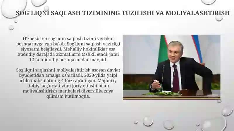 O'zbekistonda sogliqni saqlash sohasini rivojlanishi 4
