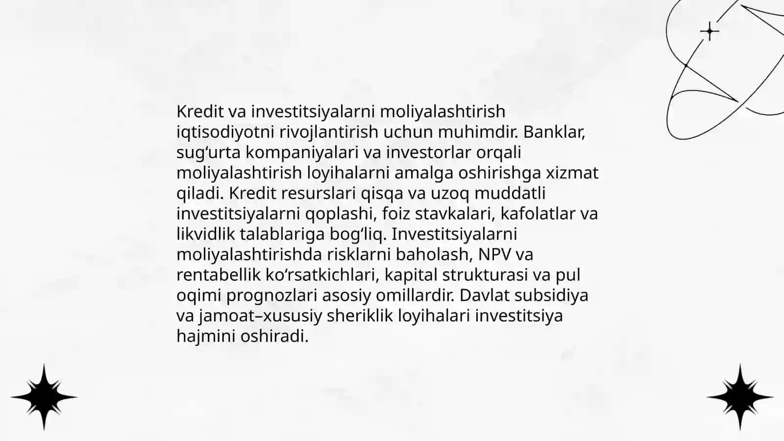KREDITNING IQTISODIYOTDAGI ROL 4