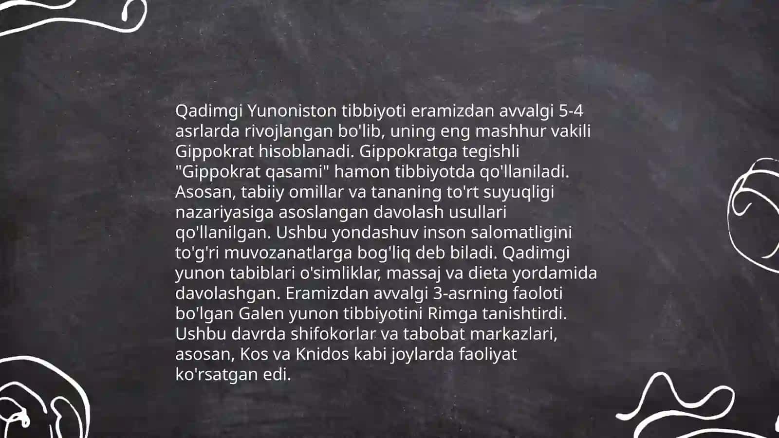 Gippokrat va uning tibbiyotdagi oʻrni 4
