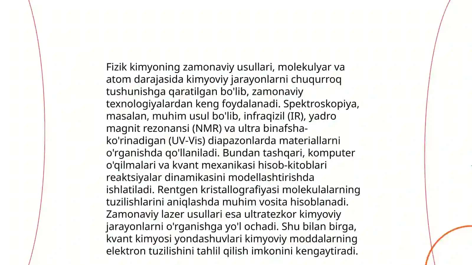 Analitik kimyo va fizik kimyoning rivojlanishi 4