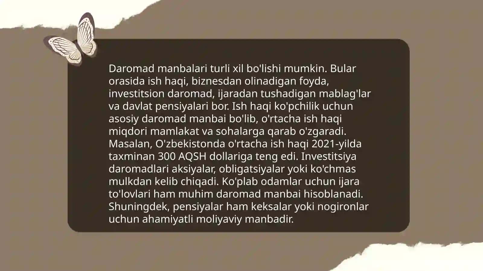 Daromad mohiyati shakllanishi va taqsimlanishi 4