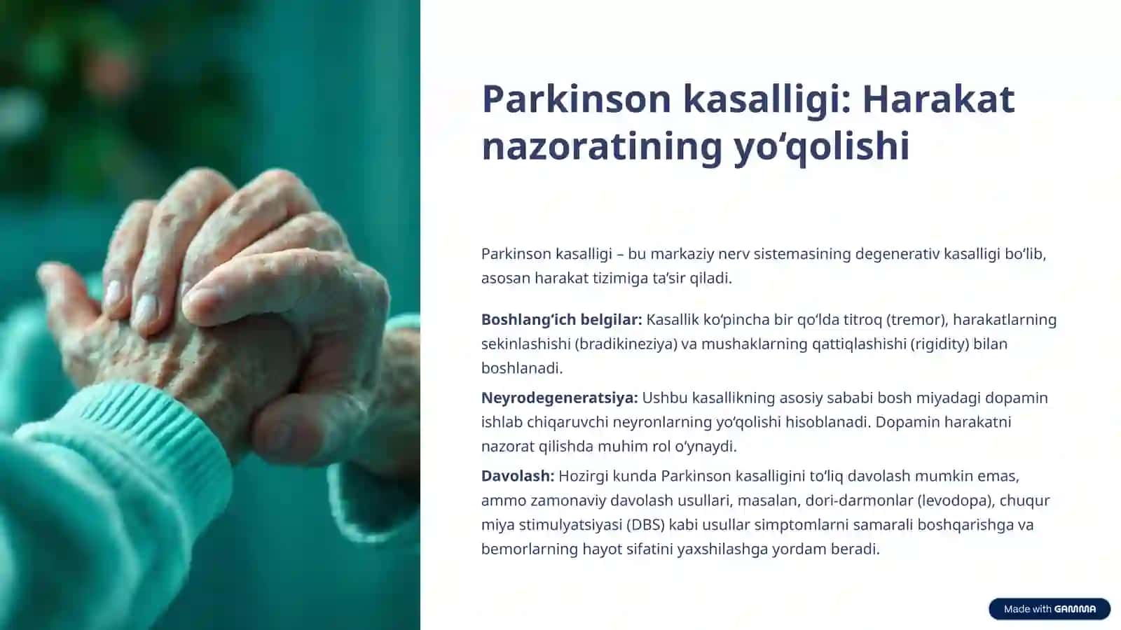 Nerv sistemasining degenerativ kasalliklari 4