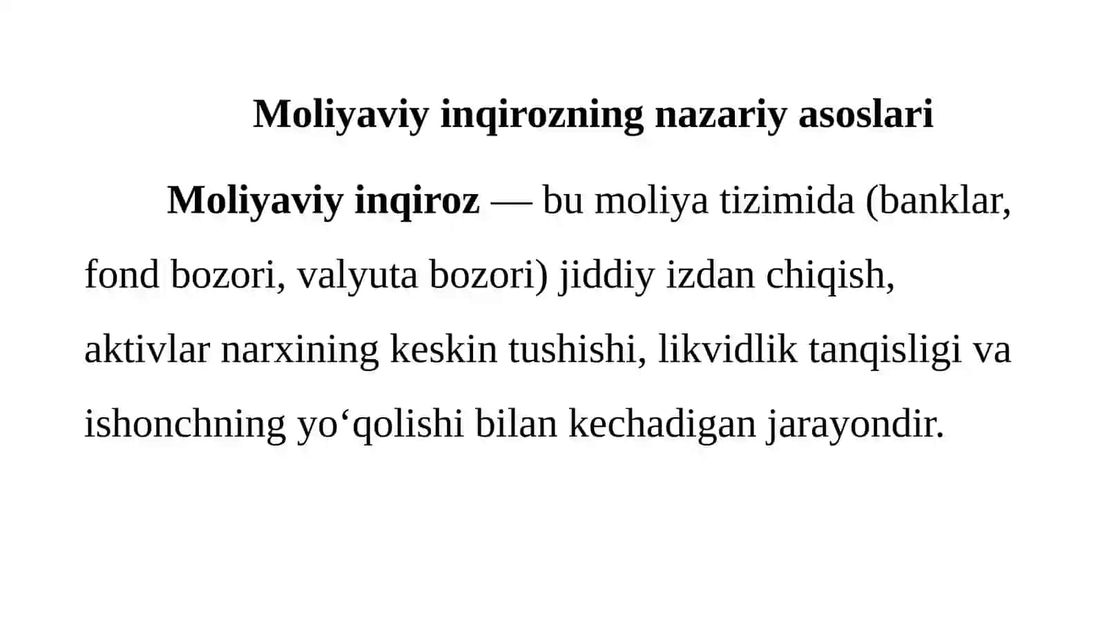 Moliyaviy inqiroz 4