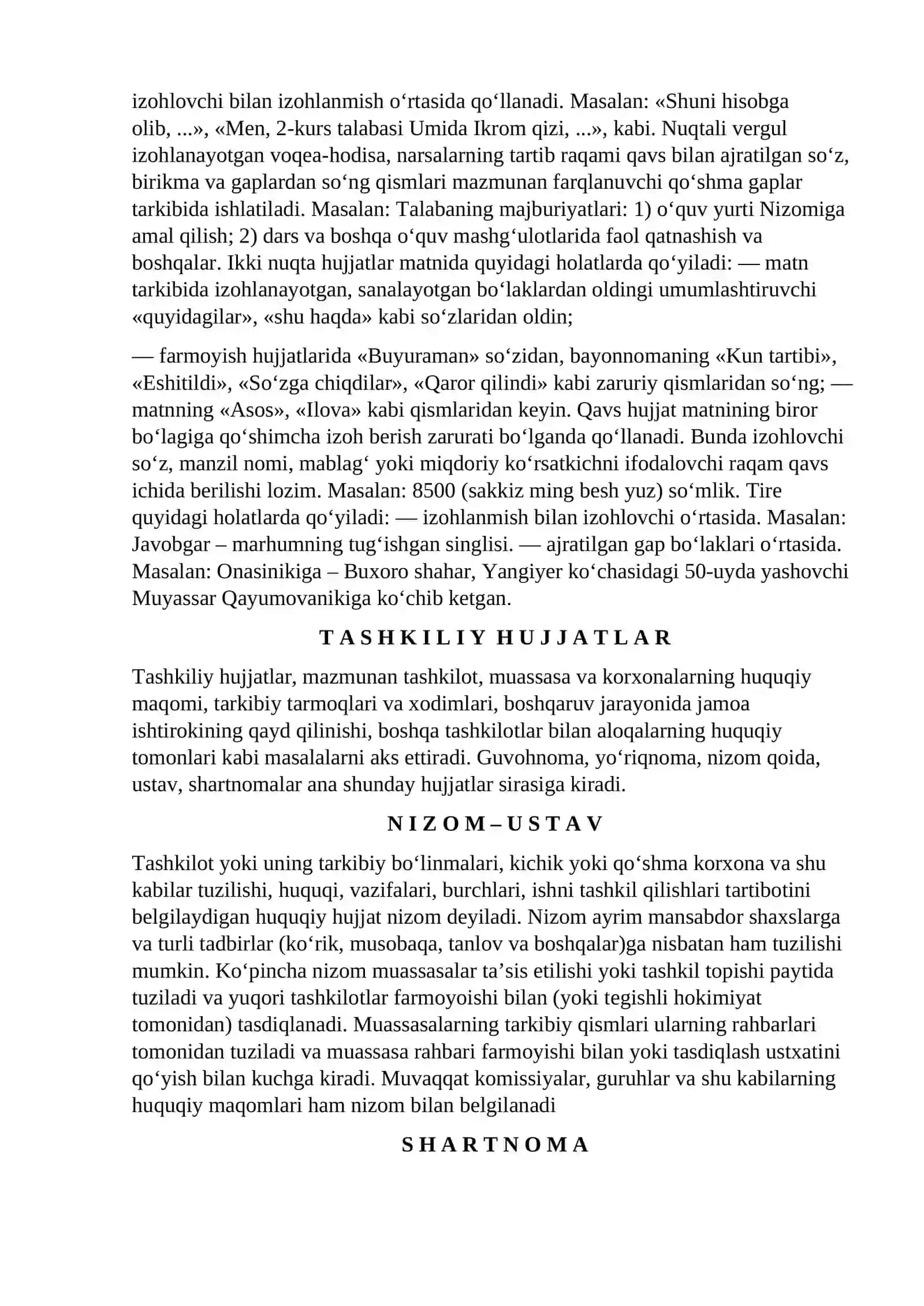 Ish yuritish hujjatlari 4