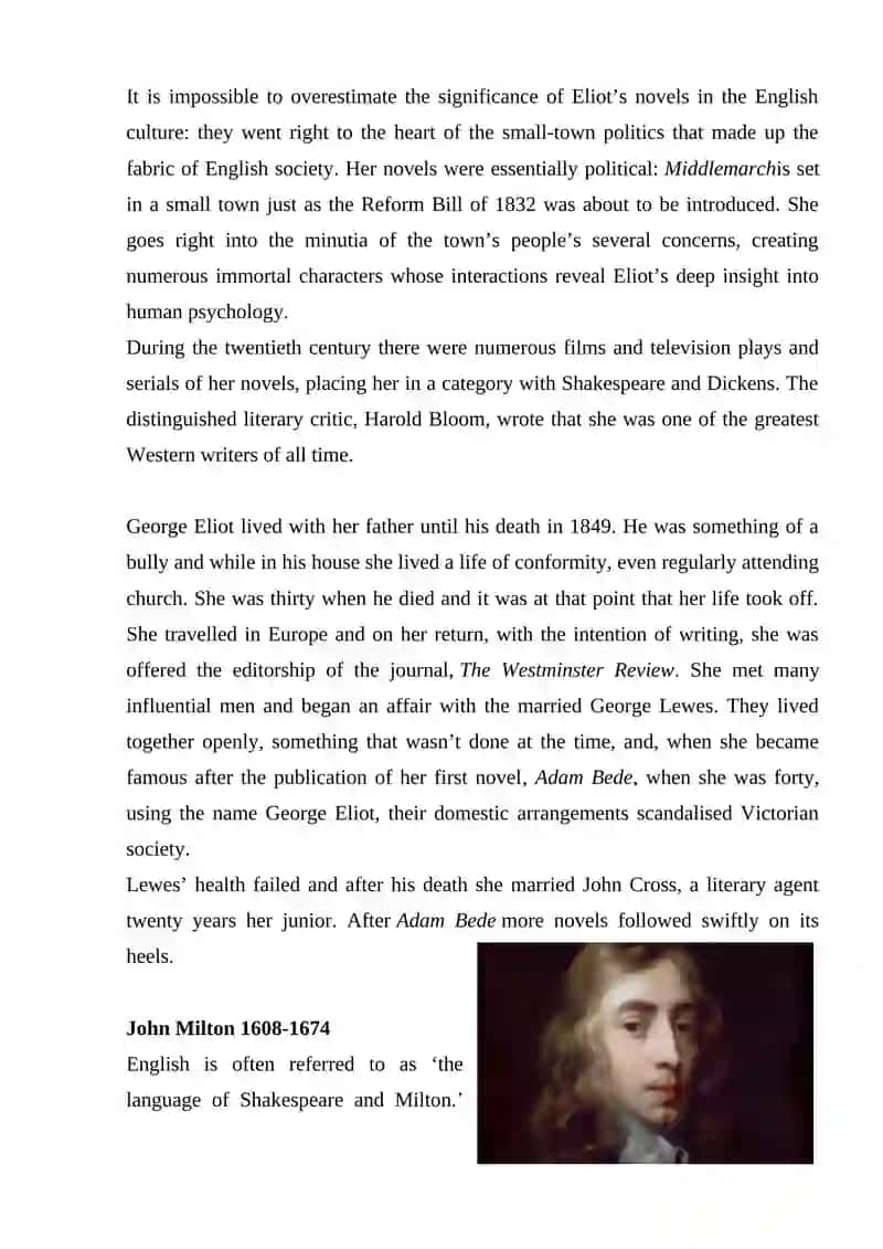 English Writers 4