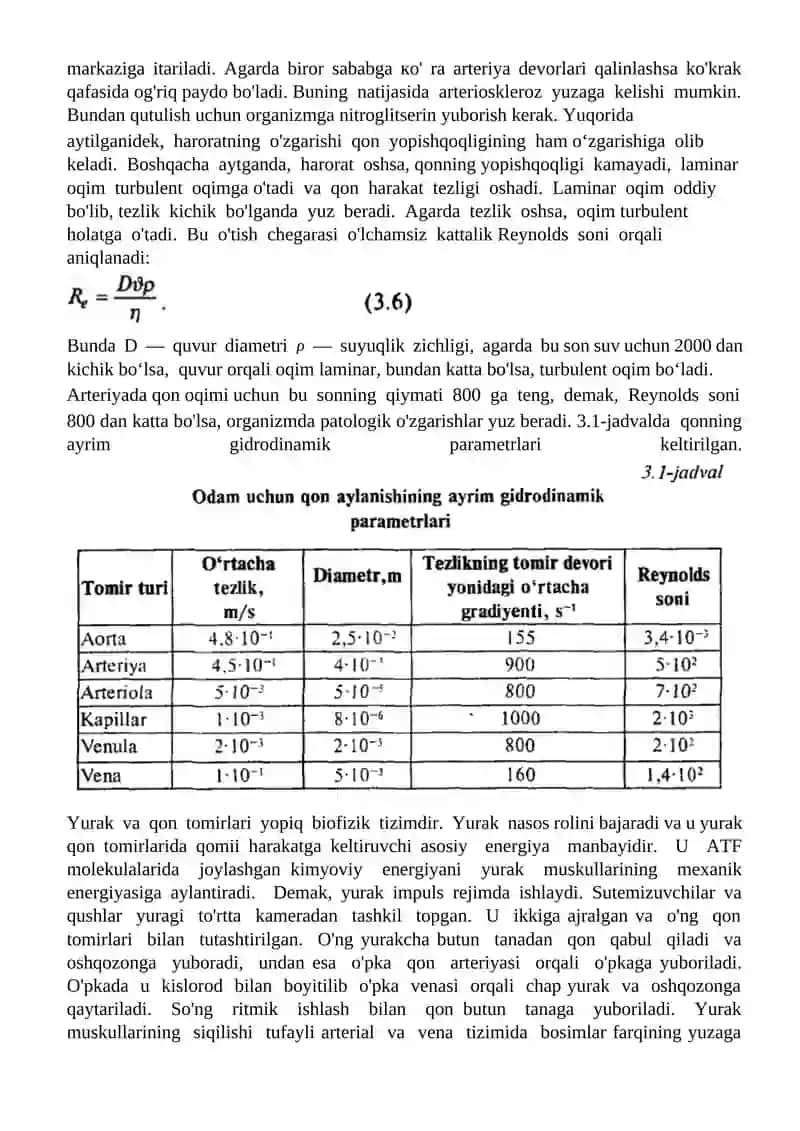Gidrodinamikaning biologic asoslari 4