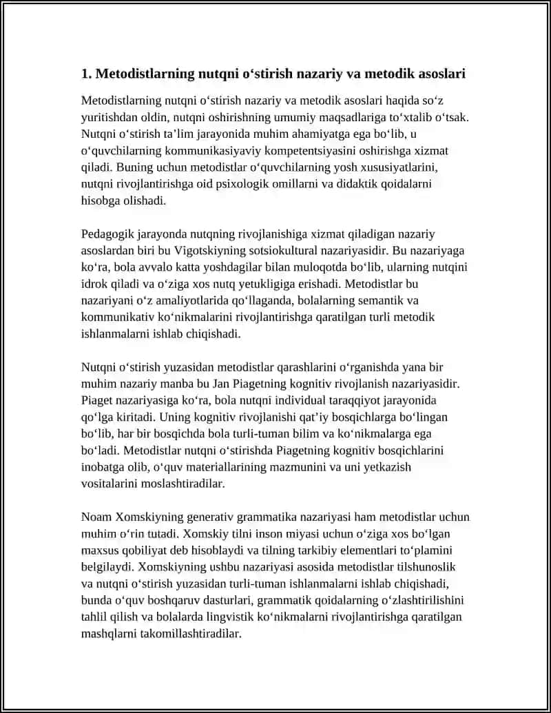 Metodistlarning Nutqni O'stirish Yuza Metodlari 4