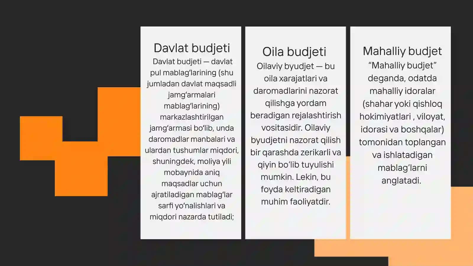 Budjetning cheklanganligi va budjetning tenglamasi 4