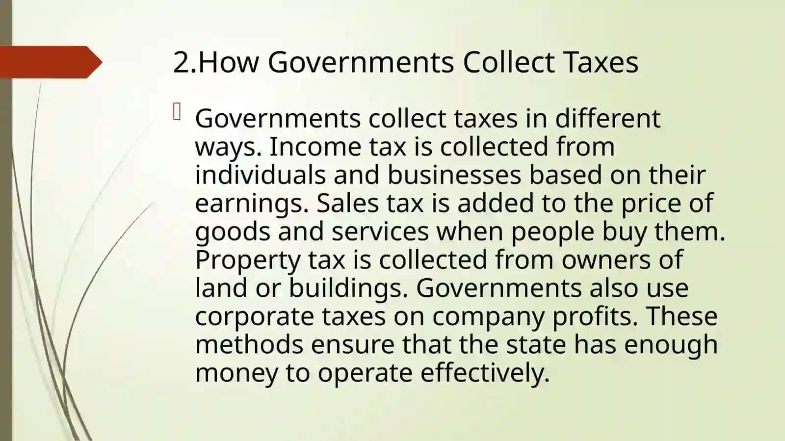 Taxes and Government 4