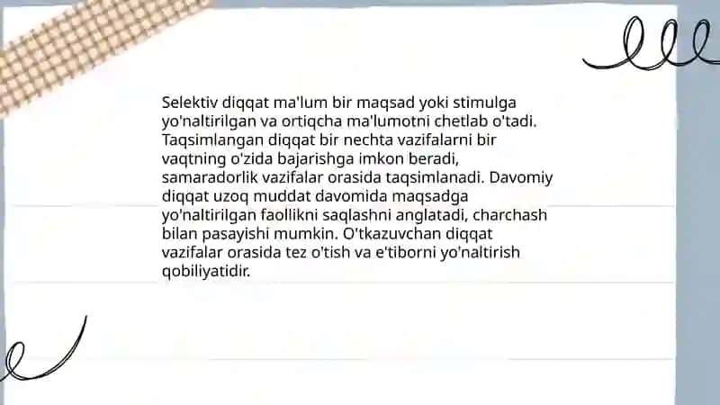 Diqqat, sezgi va idrok 4
