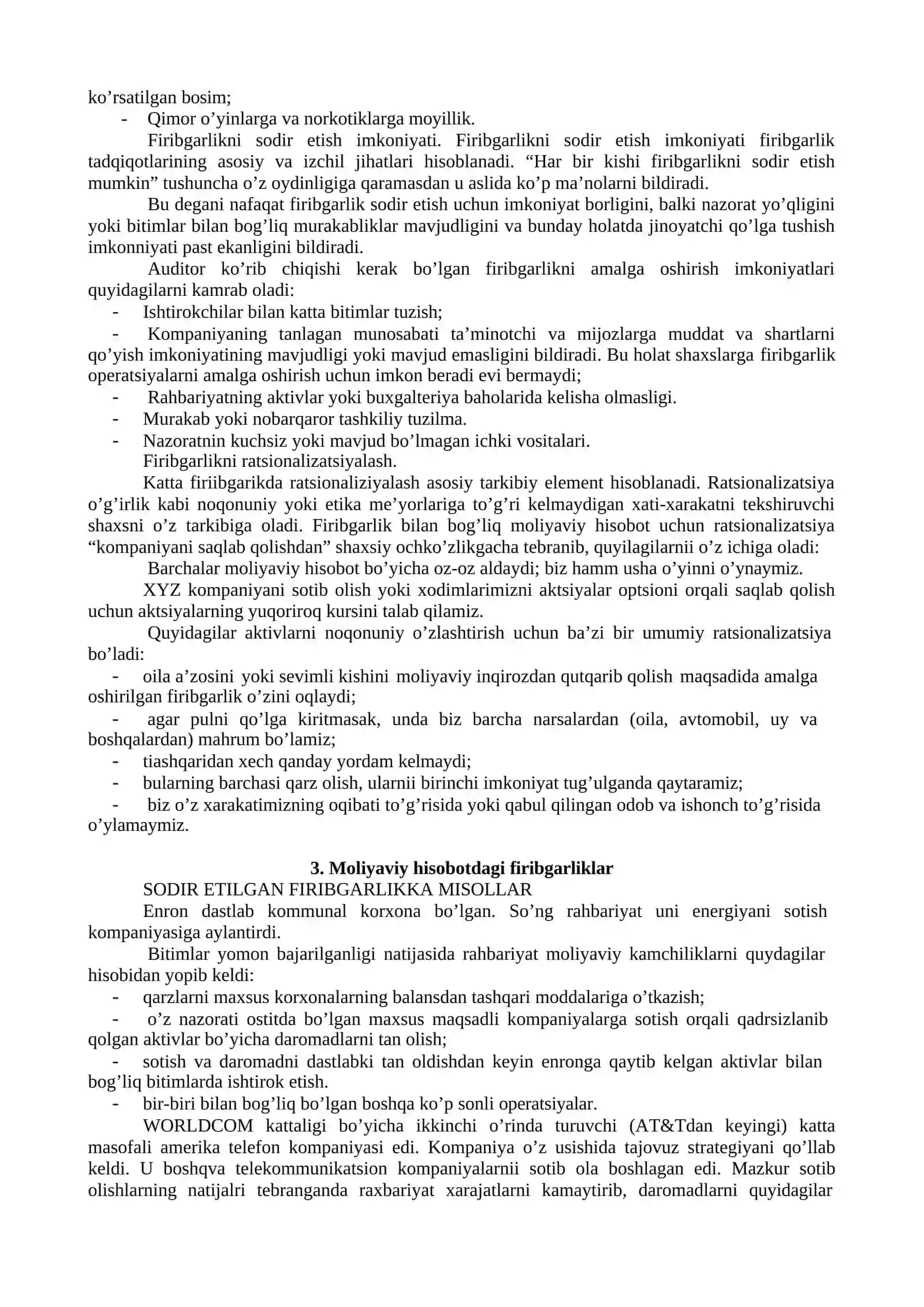 AUDITORLIK TEKSHIRUVIDA FIRIBGARLIKNI ANIQLASH 4