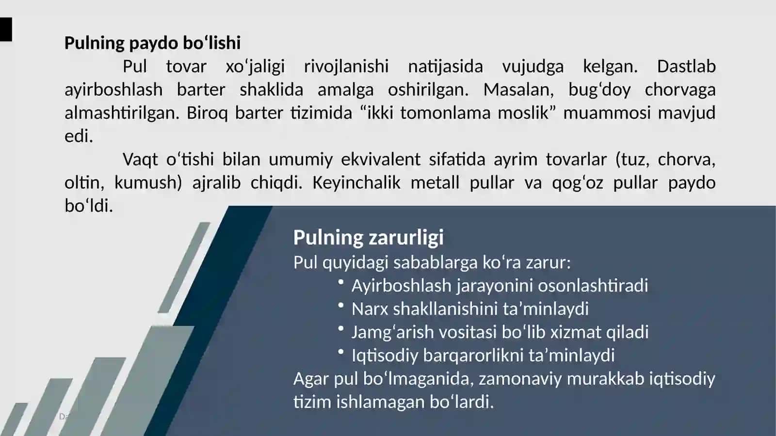 Pul Vakredit Faniga Kirish 4