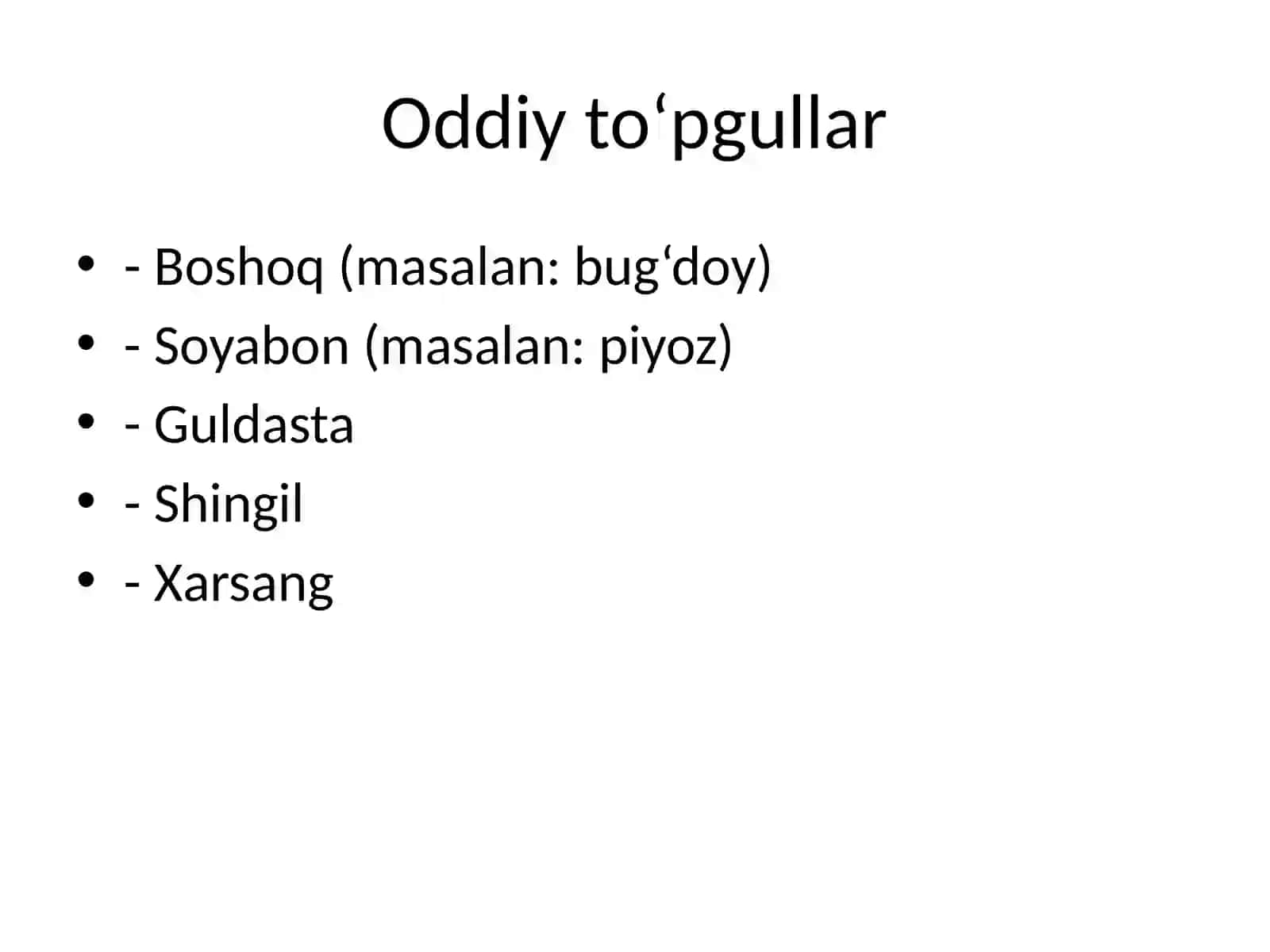 To‘pgullar va ularning asosiy morfologik tiplari 4