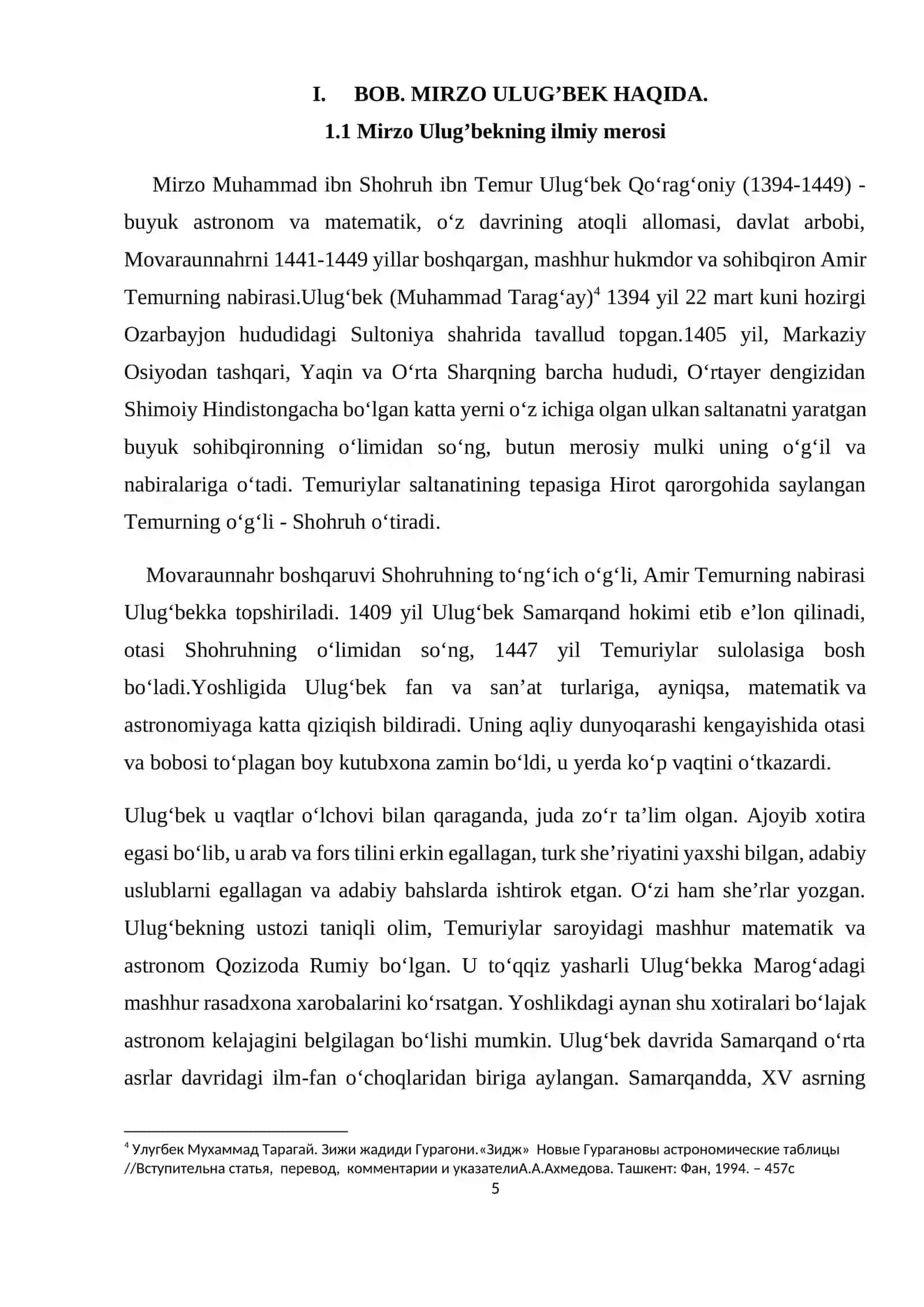 MIRZO ULUG’BEK BUYUK ALLOMA VA DAVLAT ARBOBI 4