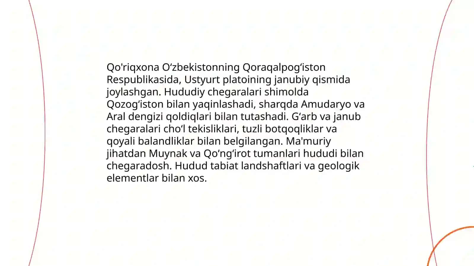 Borsa Kelmas Ustyurt qo'riqxonasi 4