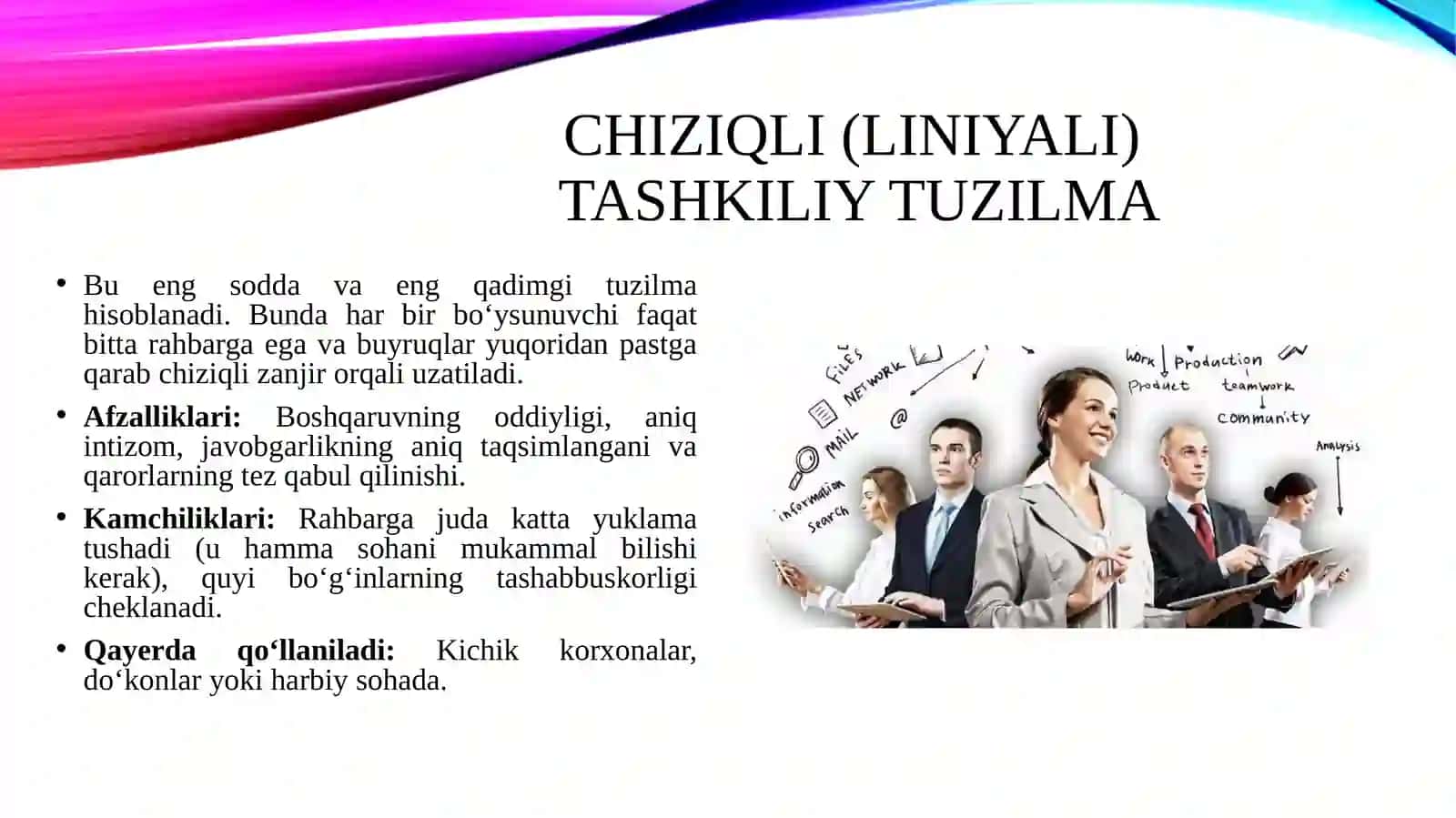 Boshqarishning tashkiliy tuzilmalari 4