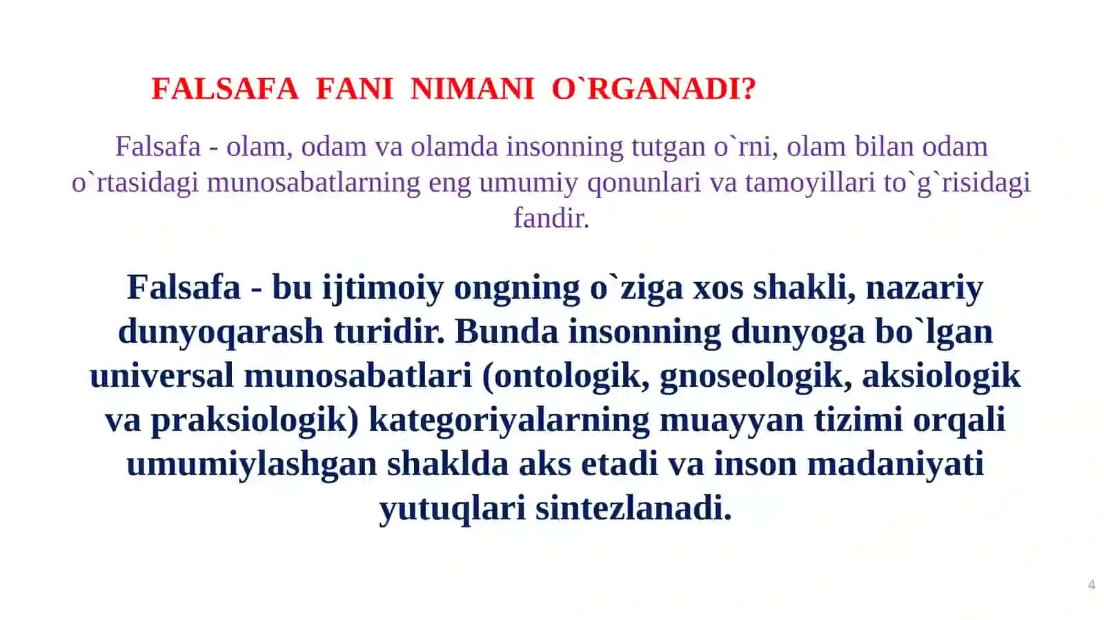 Falsafaning mohiyati va jamiyattaraqqiyoti 4