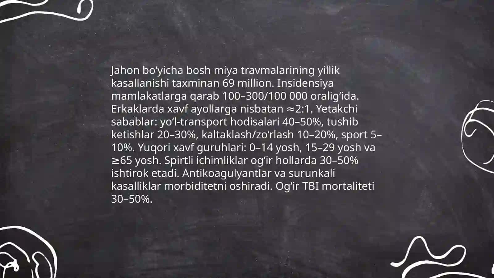 Bosh miya travmalari 4