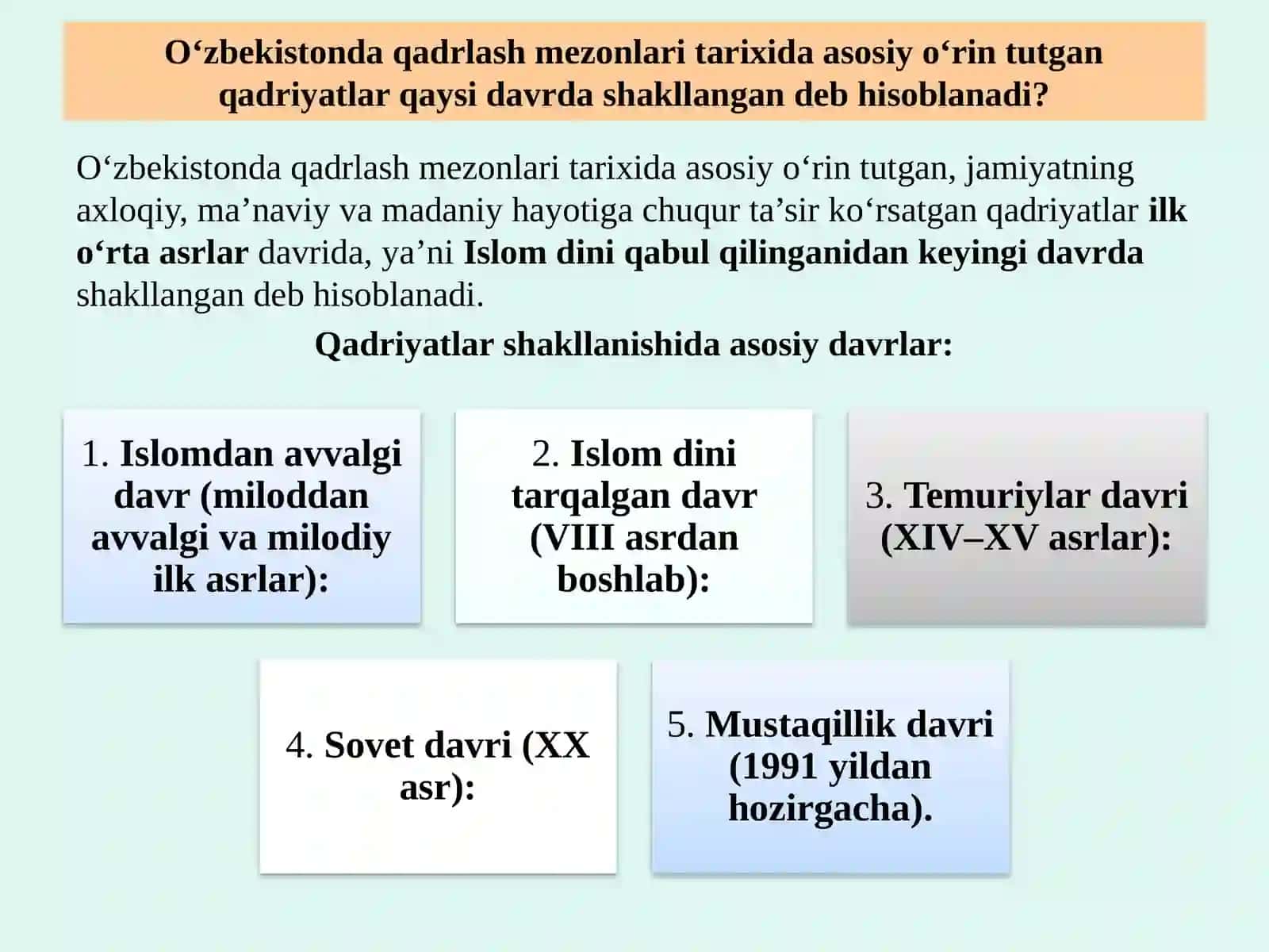 Qadriyatlar falsafasi. Etika. Estetika 4