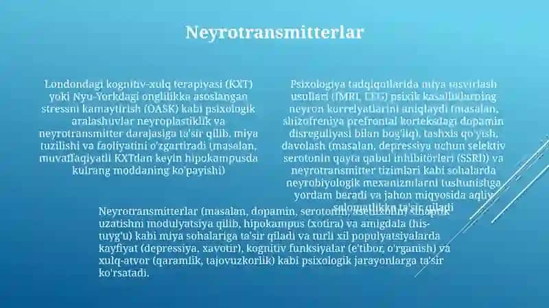 Psixika va miyya 4