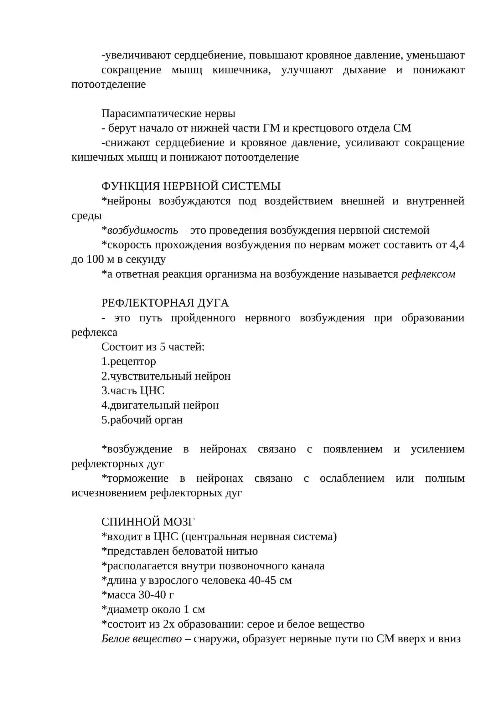 Нервная система 4