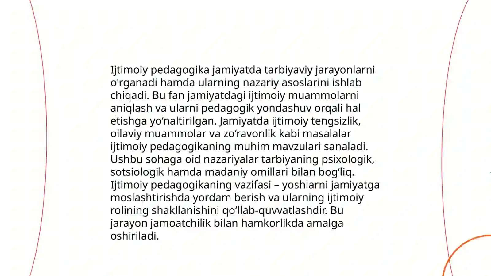 Ijtimoiy pedagokika fan va amaliy soha sifatida 4