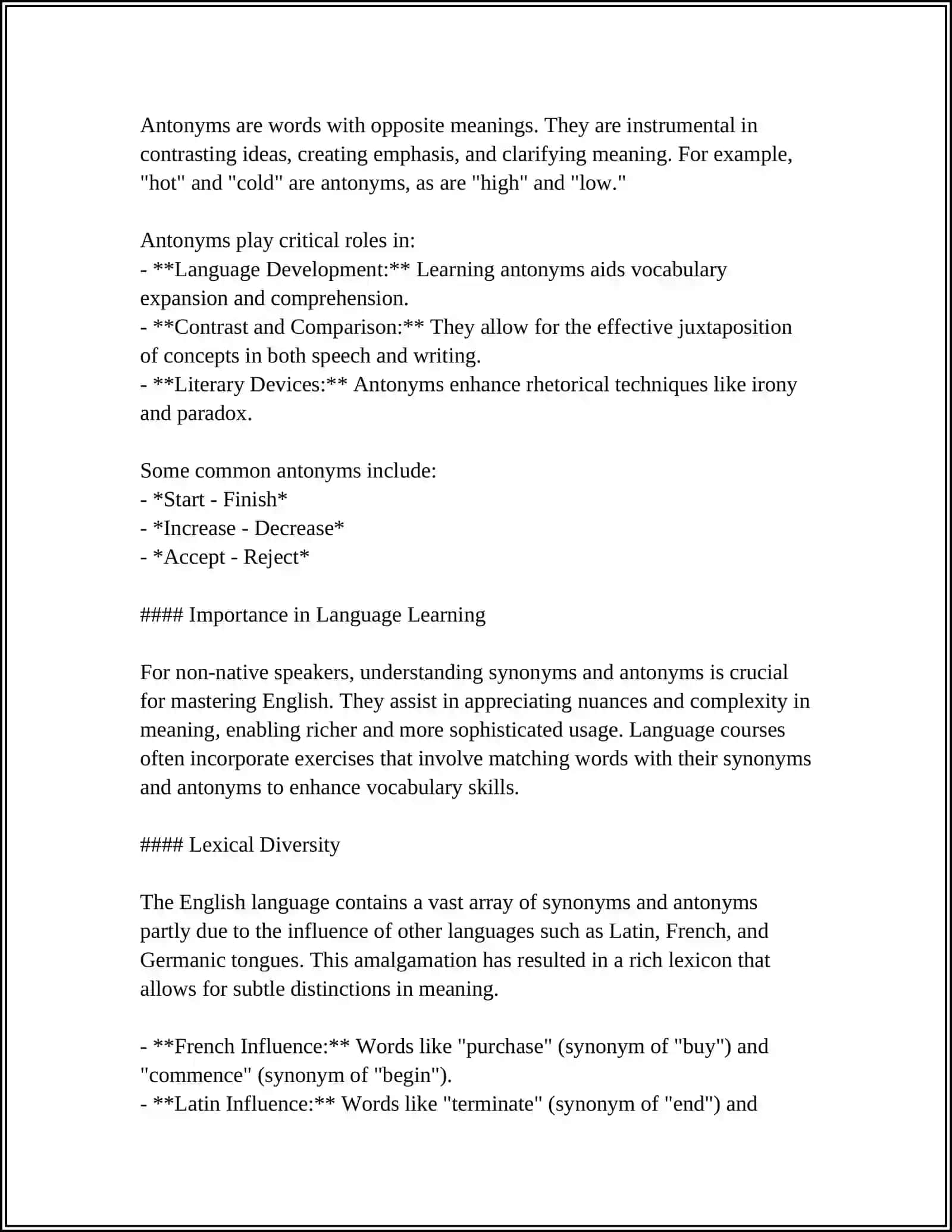 TO IMPROVE SS VOCABLUARY 4