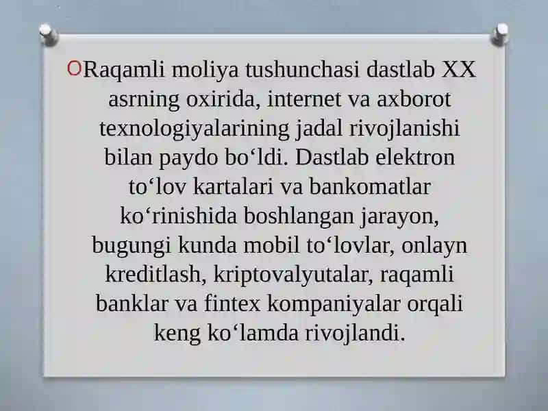 Raqamli moliya faniga kirish 4