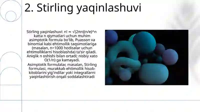 Ehtimollarni hisoblashda asimptotik formulalar 4
