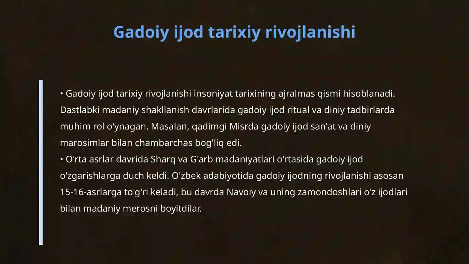 Gadoiy ijodining oʻrganilishi 4
