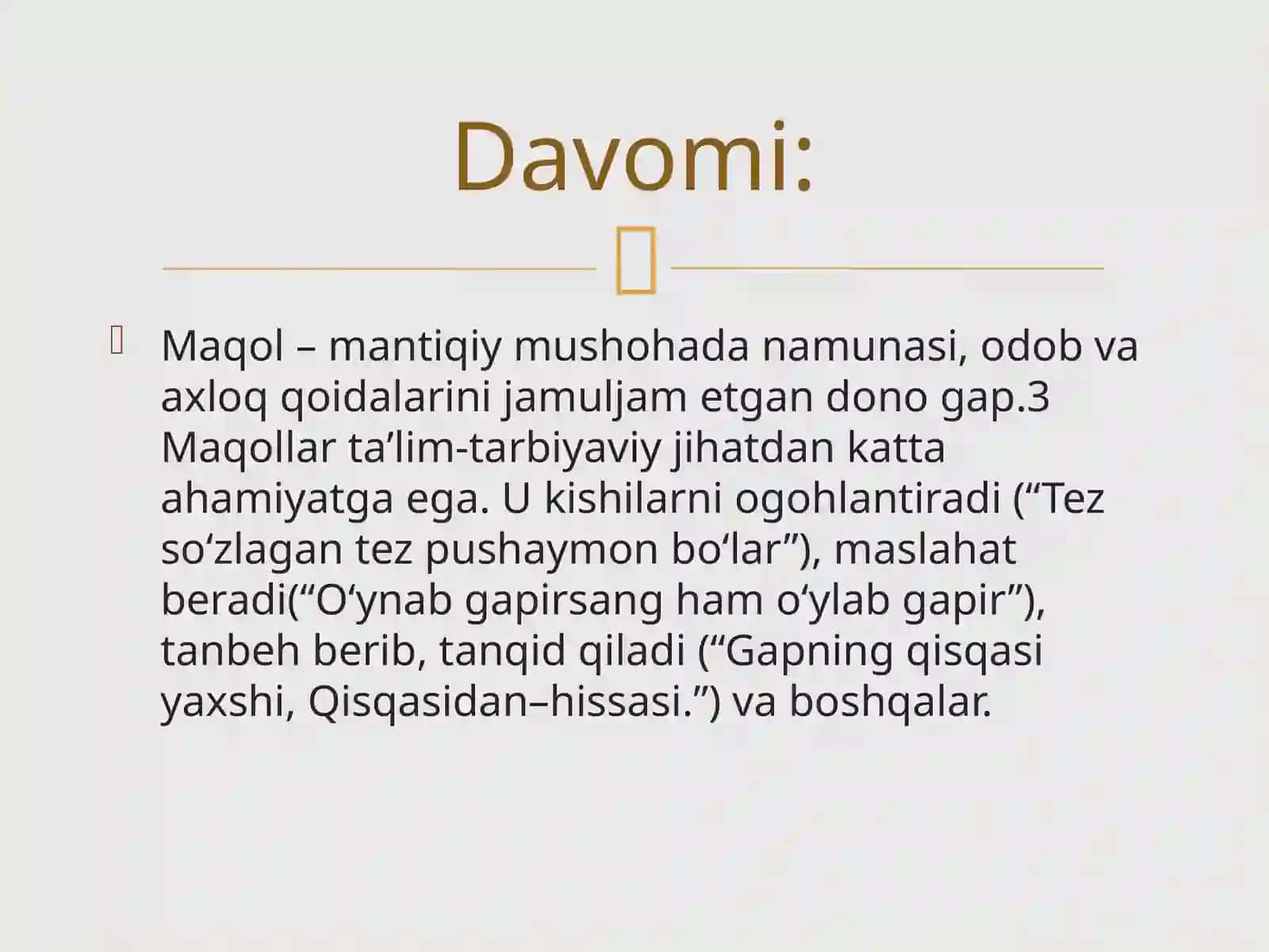 Xalq maqollari va topishmoqlari 4