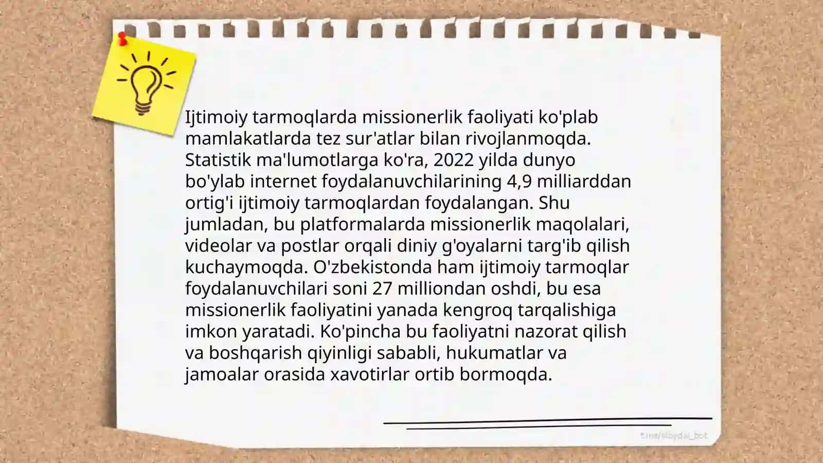 Virtual makondagi missionerlikning ta'rifi 4