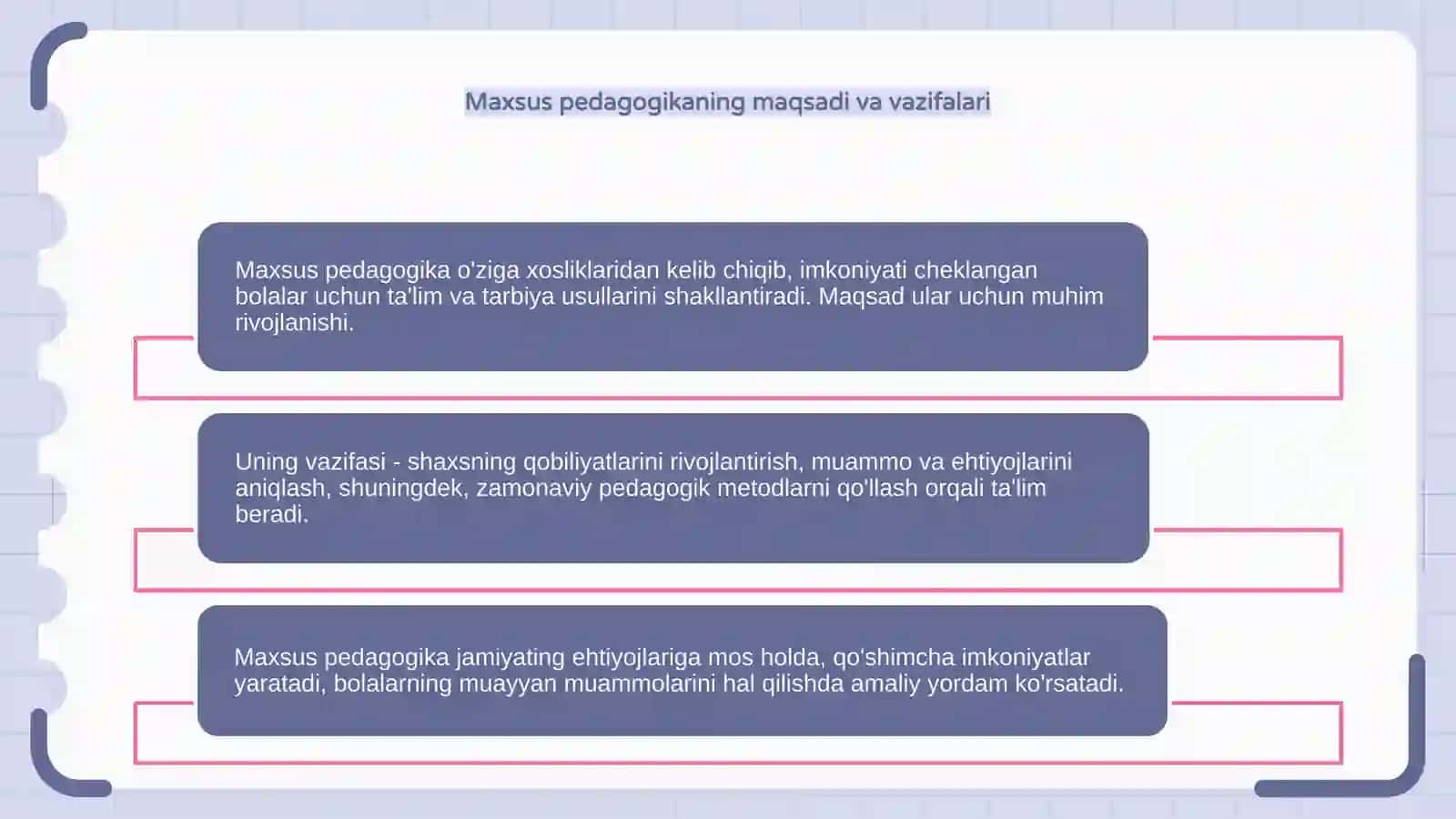 Maxsus pedagogikaning nazariy asoslari 4