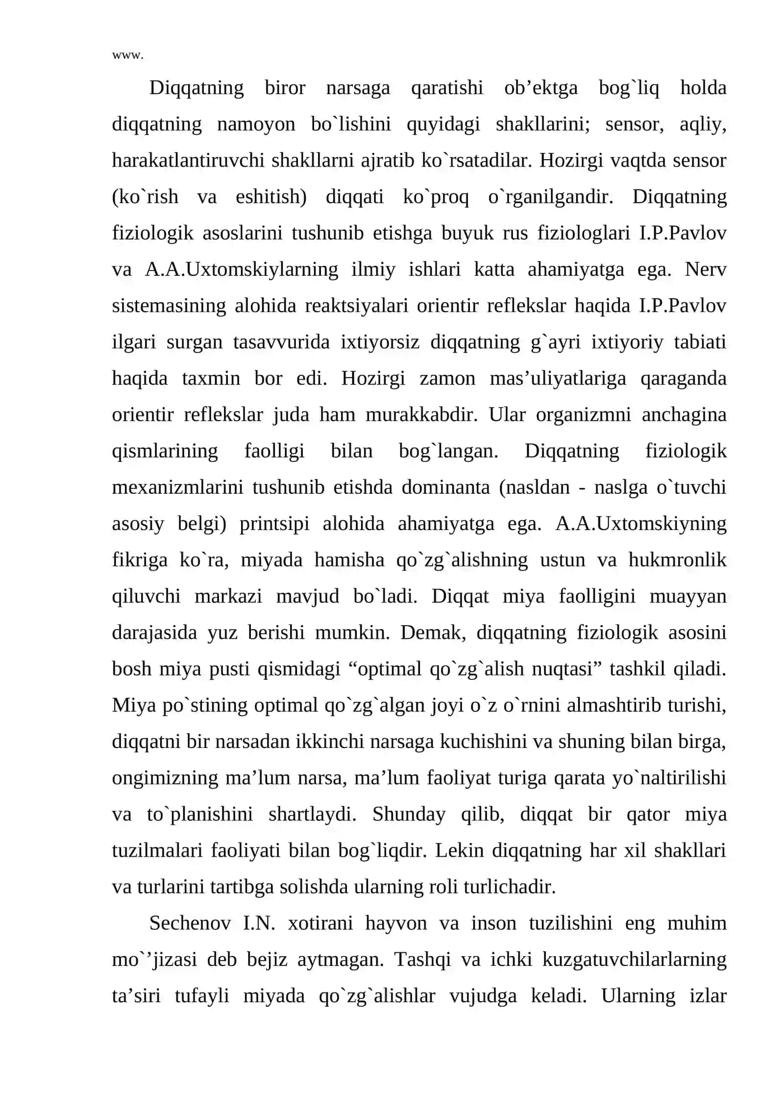 Diqqat va xotira o'rganish metodlari 4