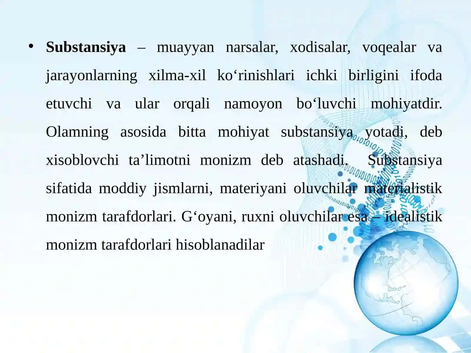 Borliqning fundamental shakllari 4