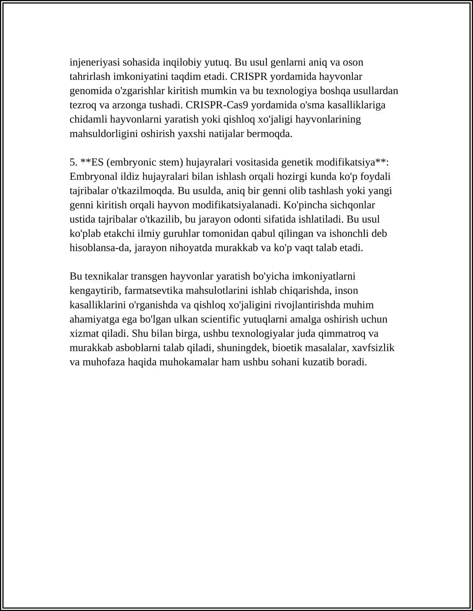 TRANSGEN HAYVONLAR OLINISHI 4