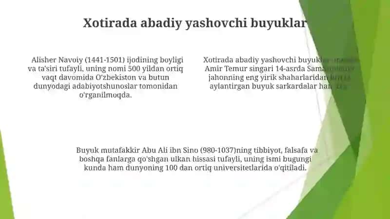 Xotirada Abadiy Qolgan Buyuklar 4