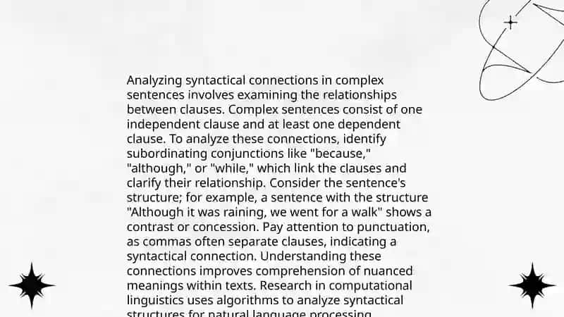 Types of Syntactical Ties in English 4