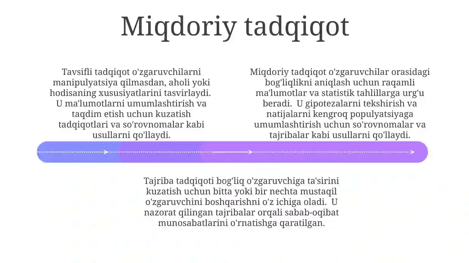 Tajriba-sinov tadqiqoti 4